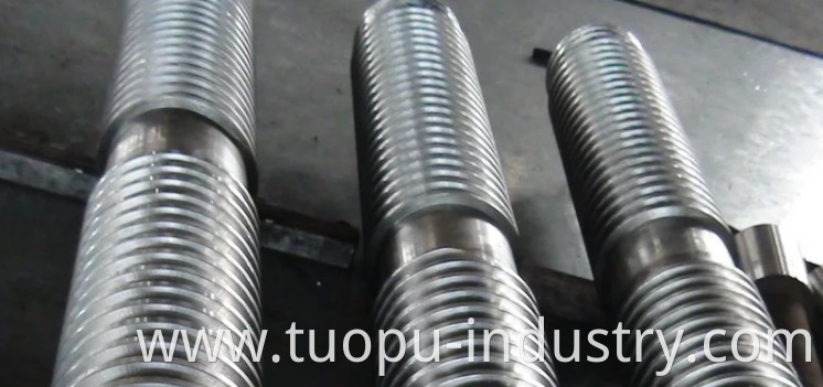 Grooved alloy steel roll